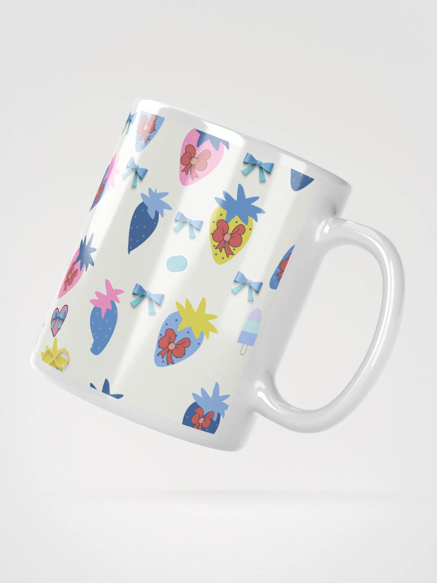 Vibrant Fruit and Fun Patterned Coffee Mug product image (6)