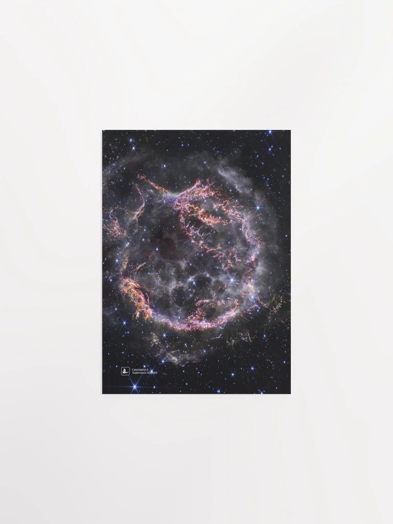 Cassiopeia A, Supernova remnant (James Webb/JWST) — space poster product image (7)