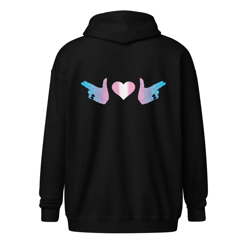 Finger Guns (trans flag) Hoodie product image (1)