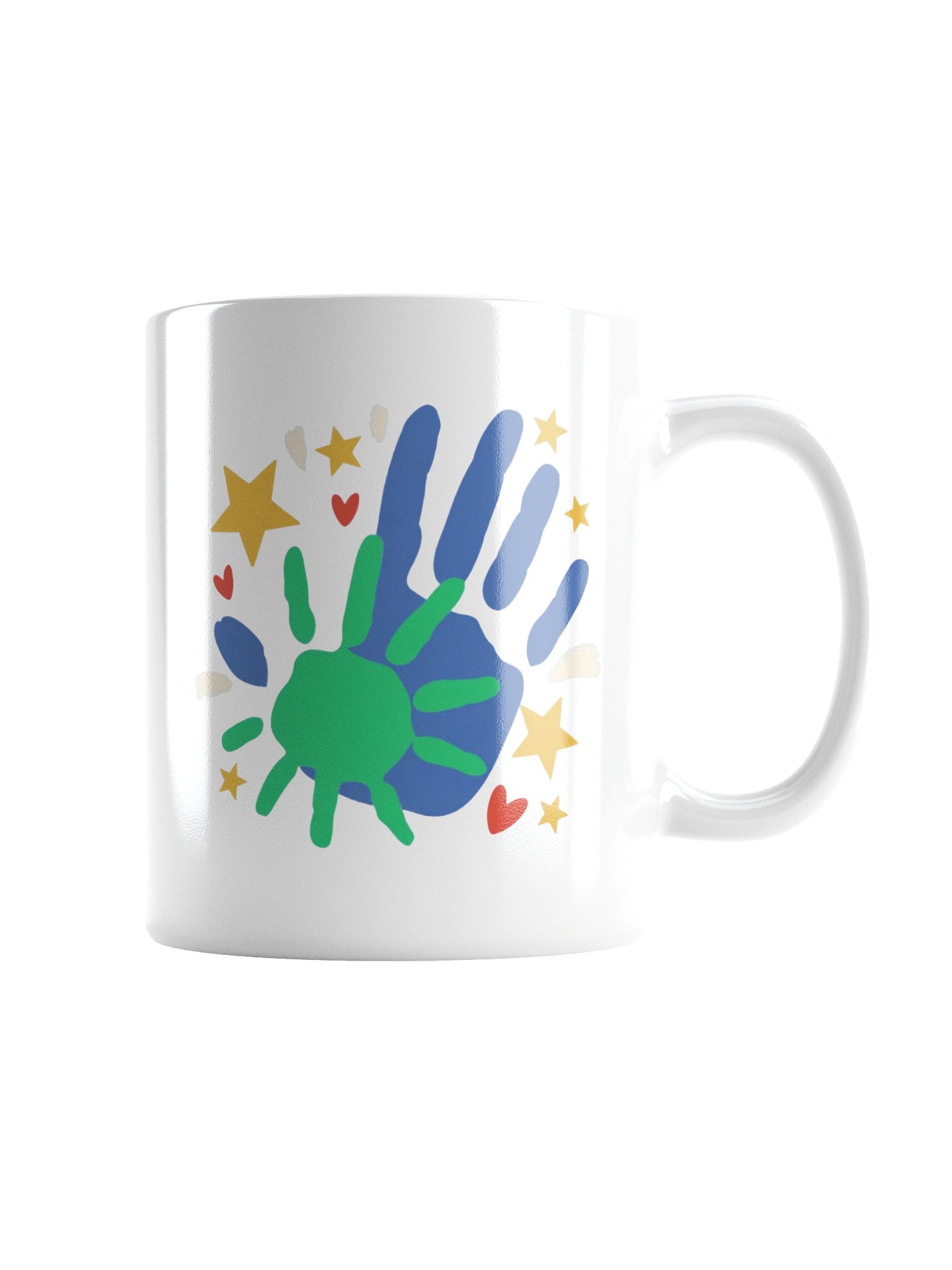 Dad and Me Heart Handprint Coffee Mug product image (7)