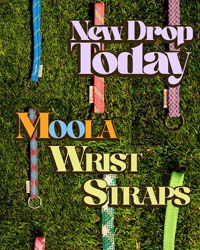 New Wrist Straps from Moola Chalk Bags! Make sure to grab them from this Limited Drop while they are still available!

Link i...