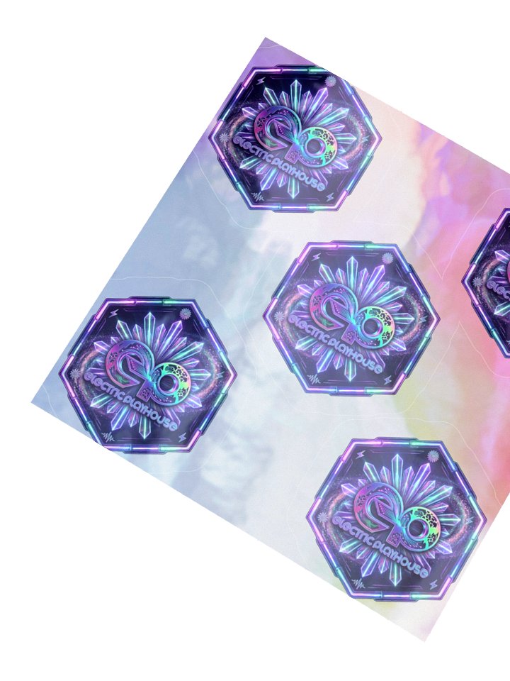 Electric Playhouse Holographic Sticker Sheet product image (2)