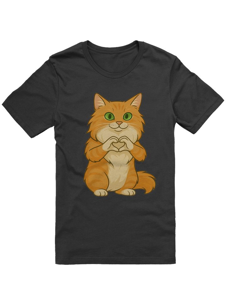 Señor Poofy Pants Cat Graphic Tee – Orange Floof Tribute Shirt product image (1)