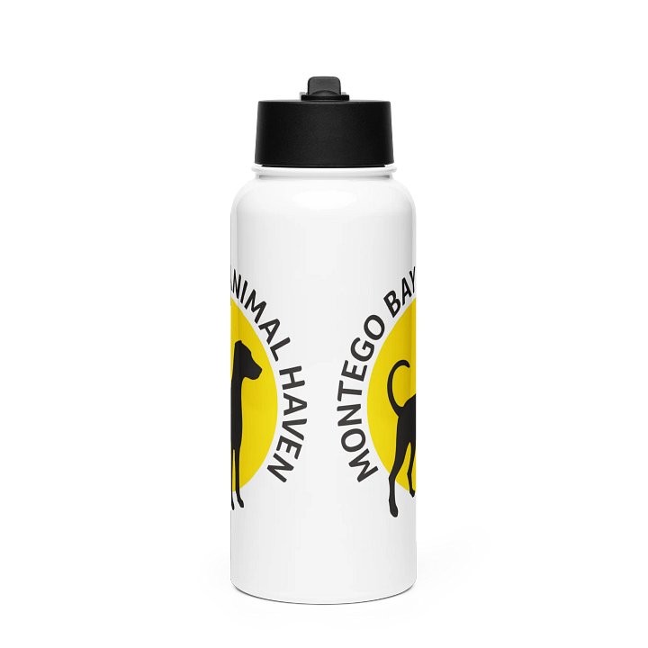 MBAH Logo Stainless Steel Water Bottle with a Straw Lid product image (2)