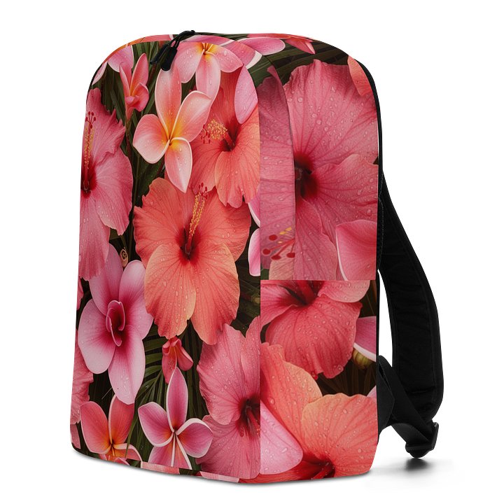 Hybiscus floral collection print mini backpack product image (2)