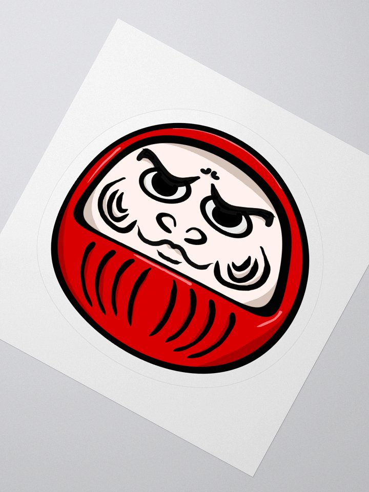 Daruma Doll Perseverance Stickers product image (4)