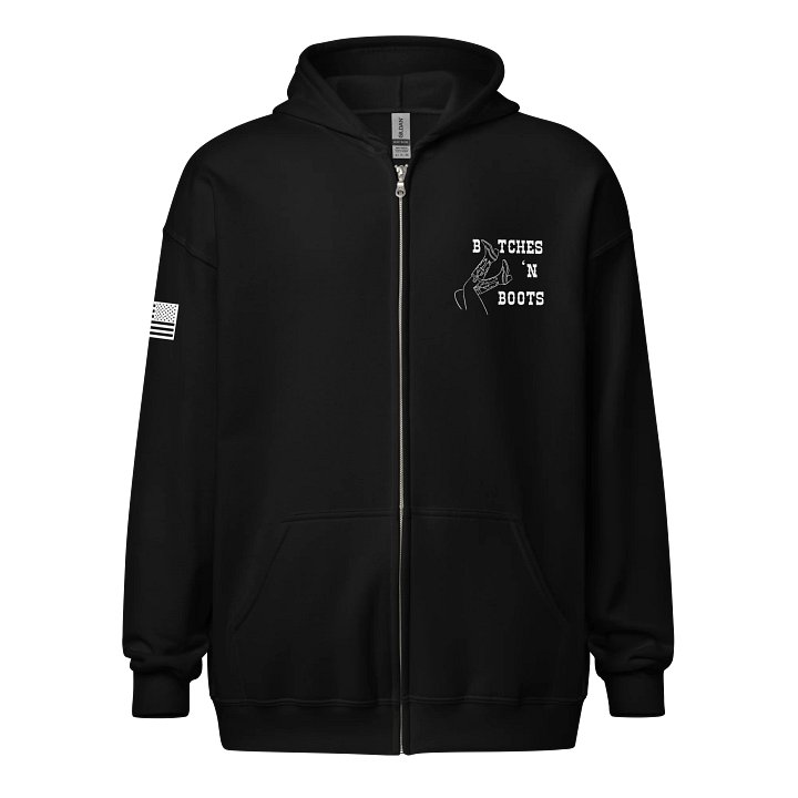 BnB Nash Zip Hoodie - White product image (1)