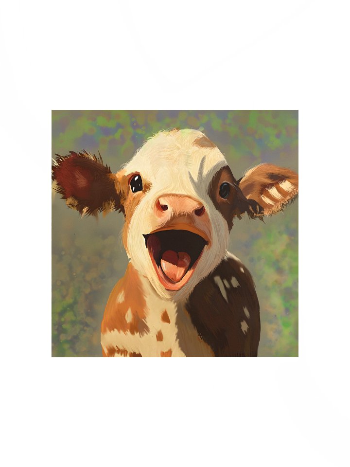 Happy cow Poster product image (1)