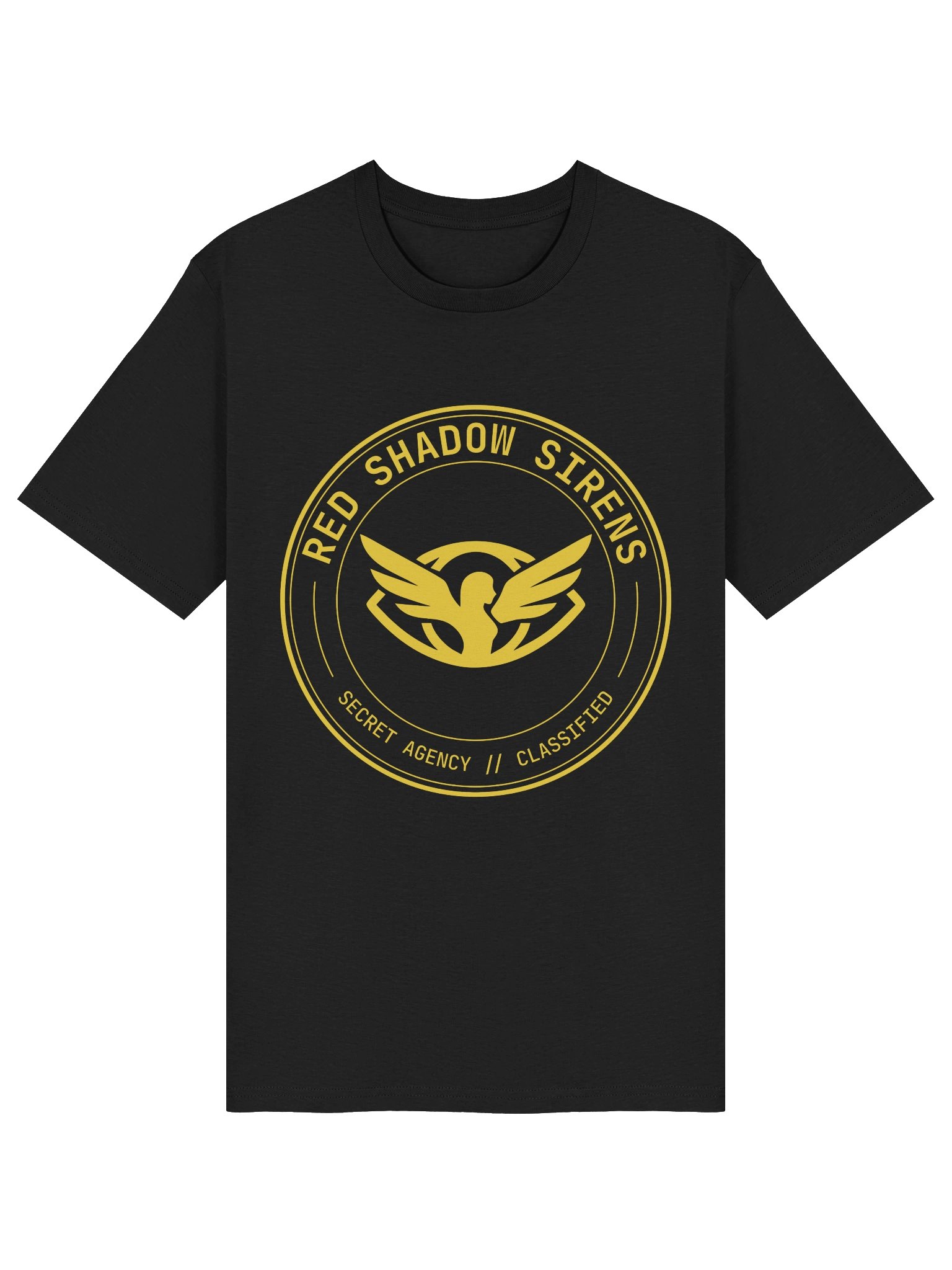 Organic cotton t-shirt (agency roundel logo, gold) product image (3)
