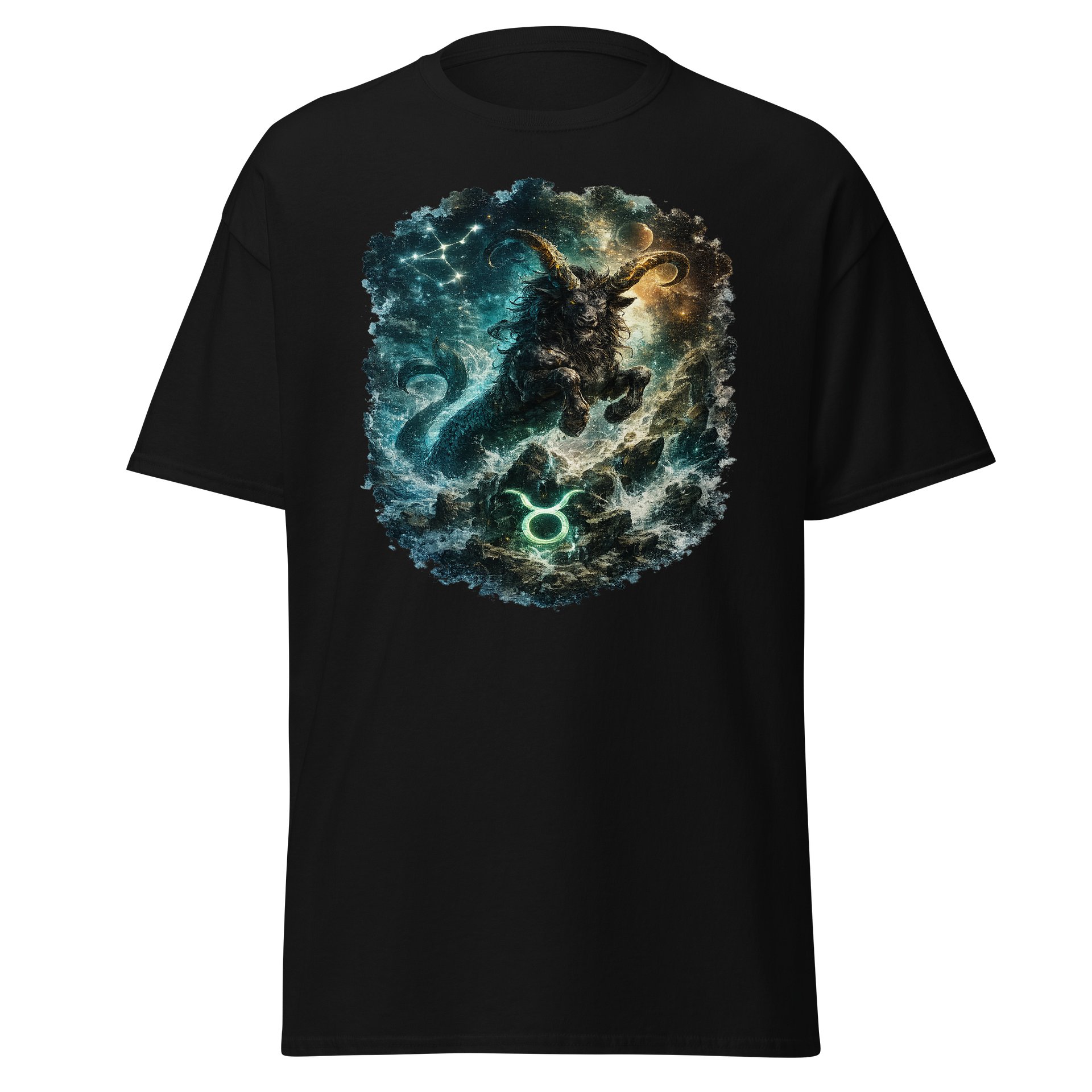Realm of the Eternal Tides — Capricorn Zodiac Tee product image (1)