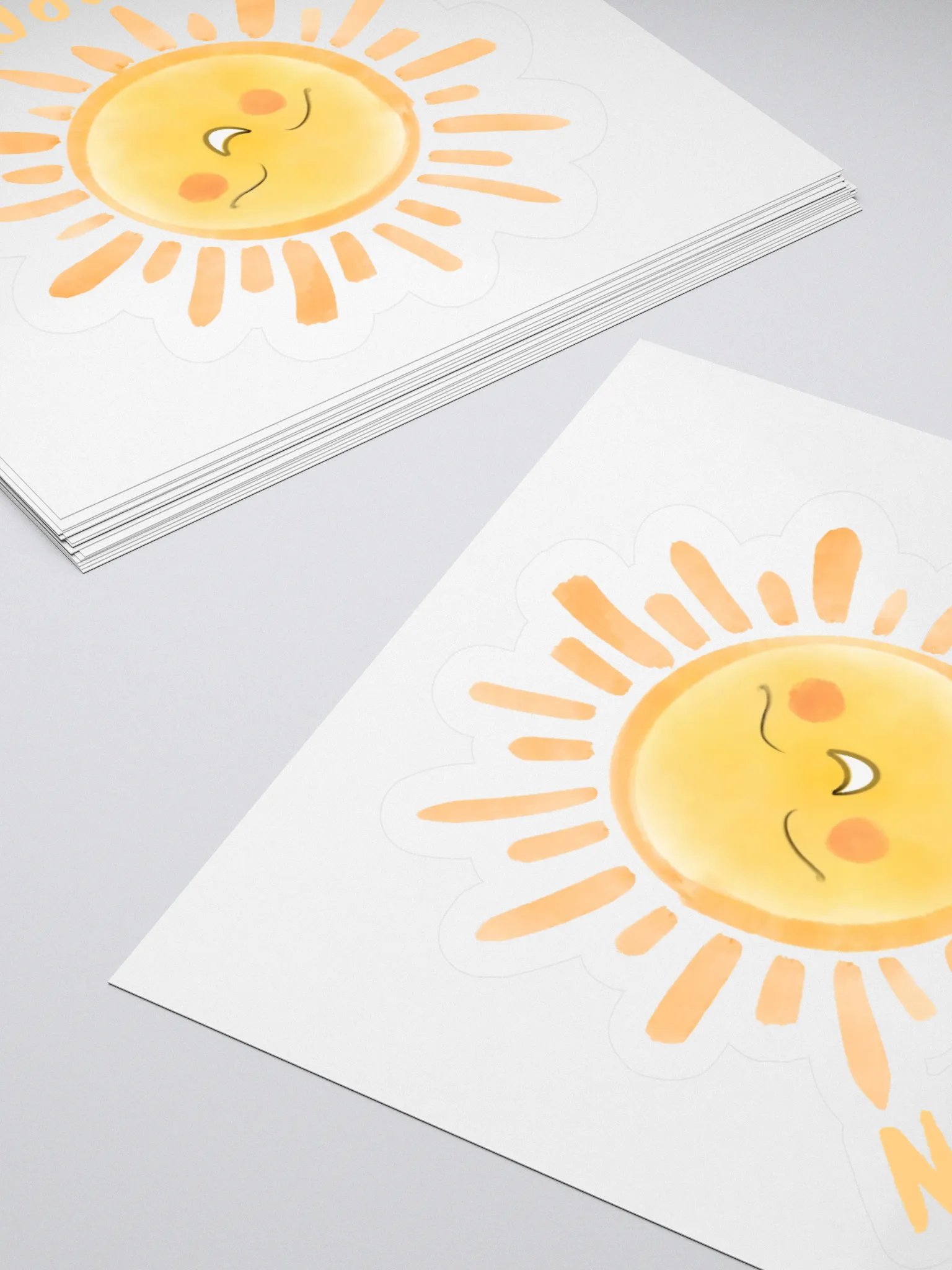 Happy Sun Bubble-Free Stickers product image (10)