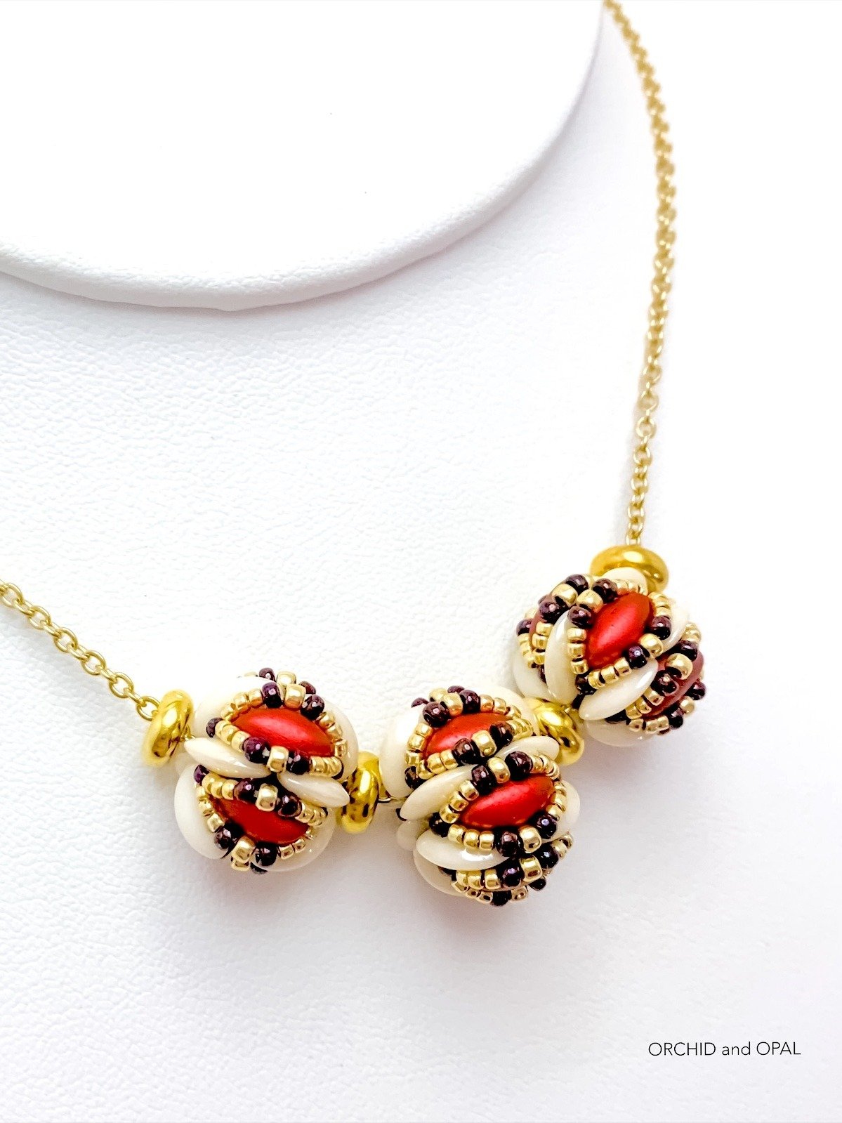 Beading Pattern – Chameleon Beaded Bead – Small Version product image (2)