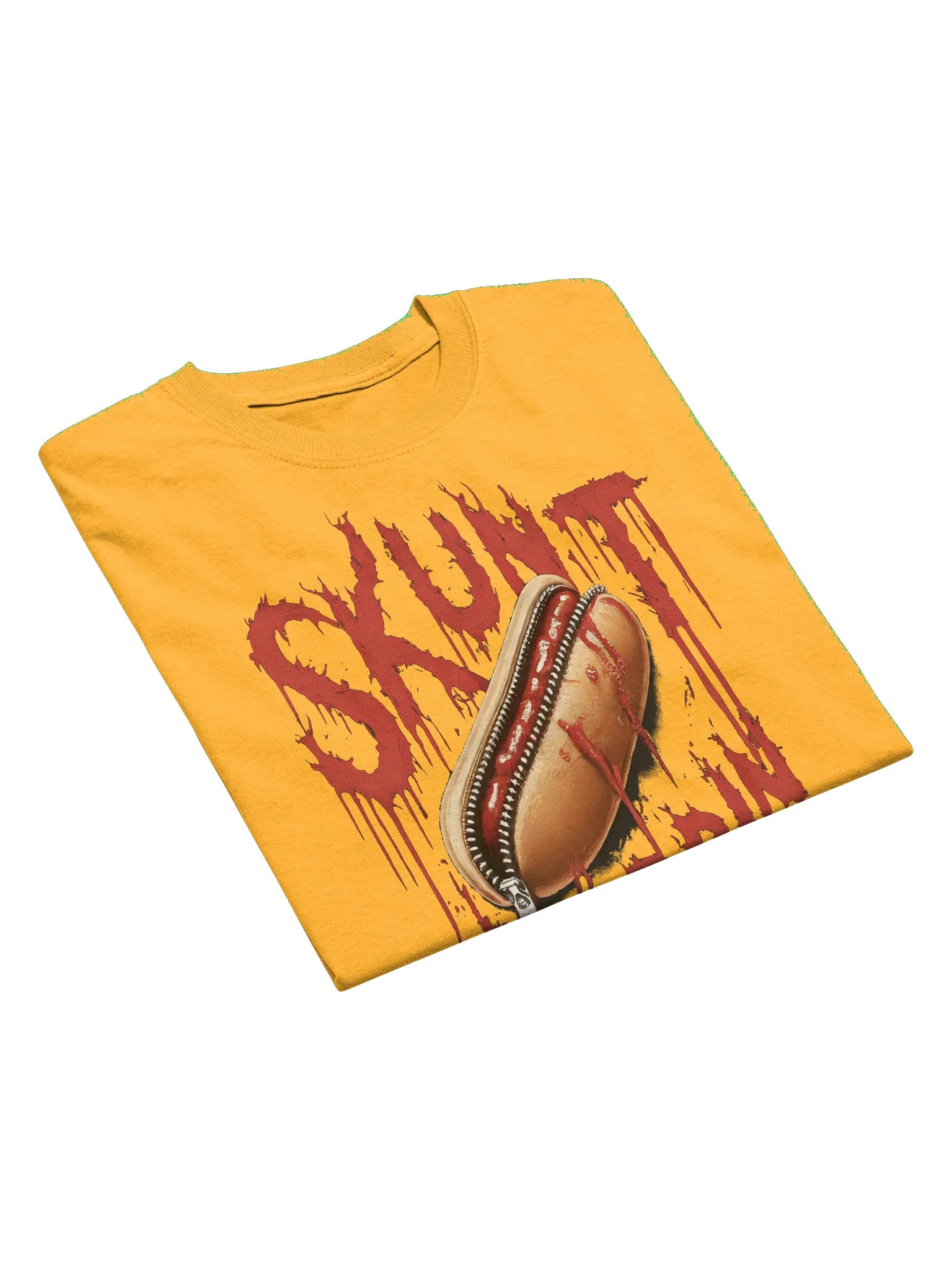 Bloody Weiner in a Zipper Heavy Cotton T-Shirt product image (3)