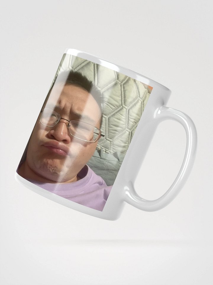 White Glossy Mug : not happy product image (5)