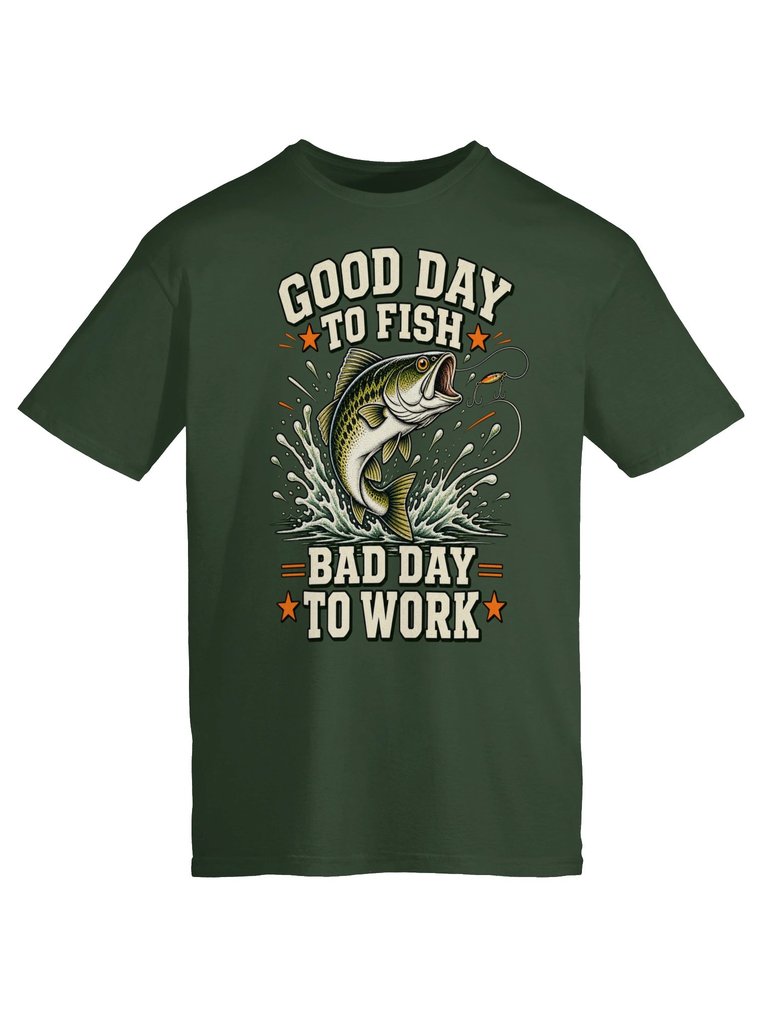 Good Day to Fish, Bad Day to Work T-shirt product image (15)