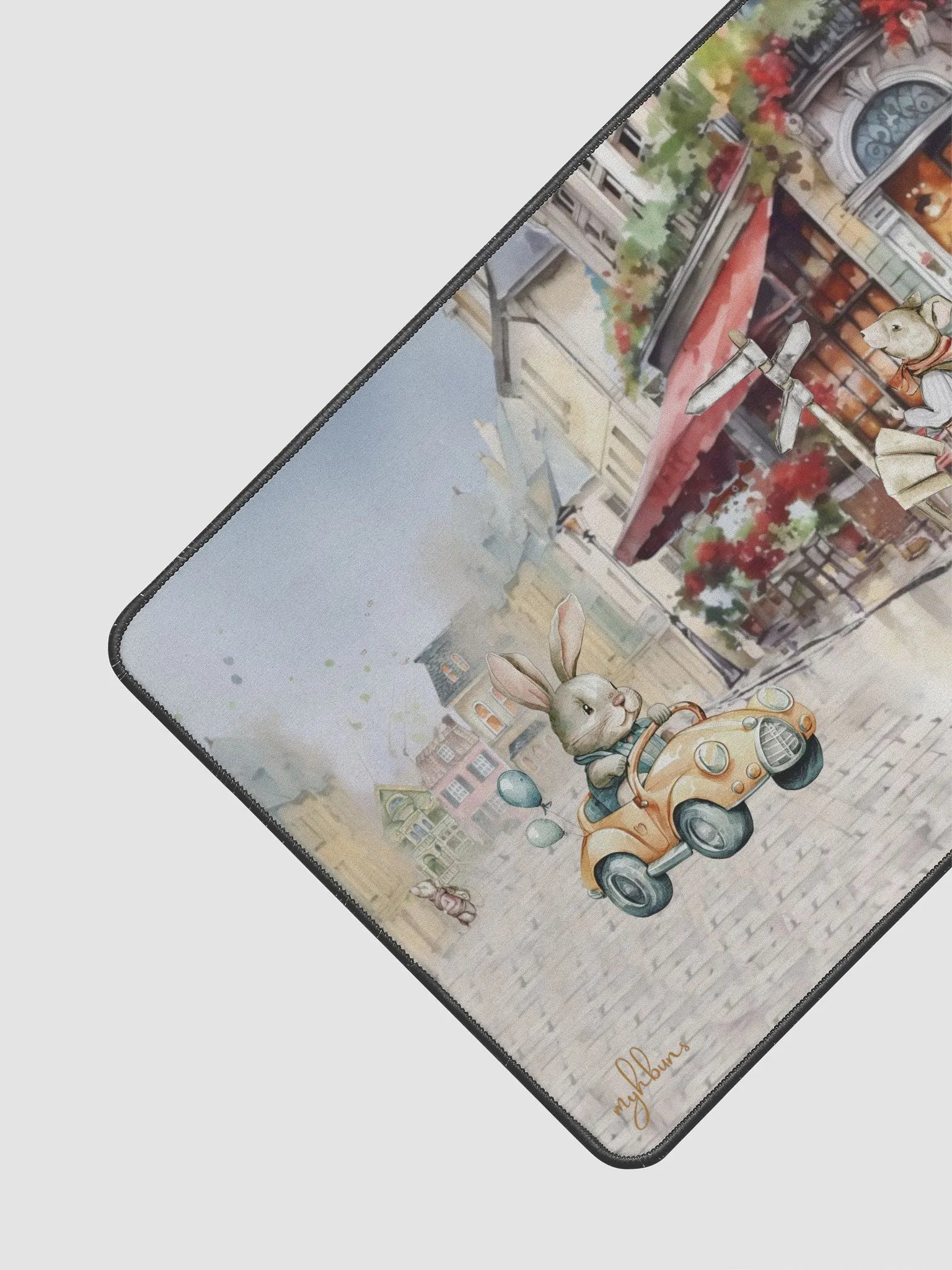 Mice In Paris Desk Mat | Parisian Charm product image (3)
