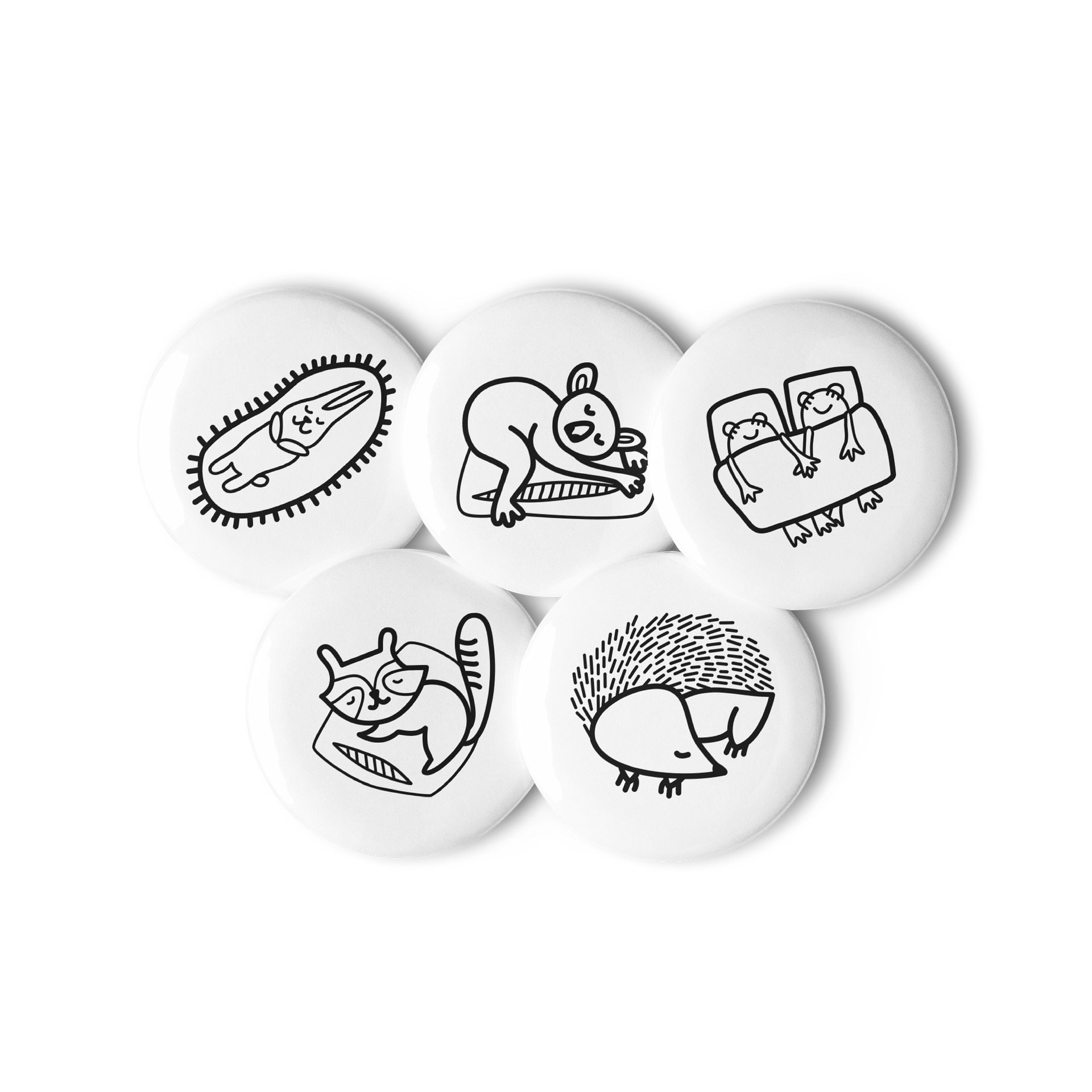 Bed By 10 Club Sleepy Animal Pins product image (2)