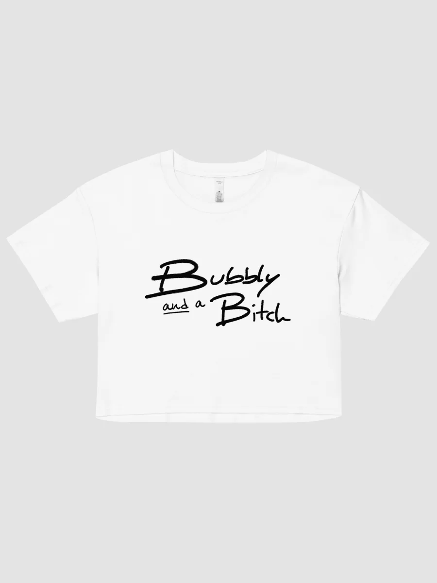 Bubbly and a B Women's Crop Top product image (2)