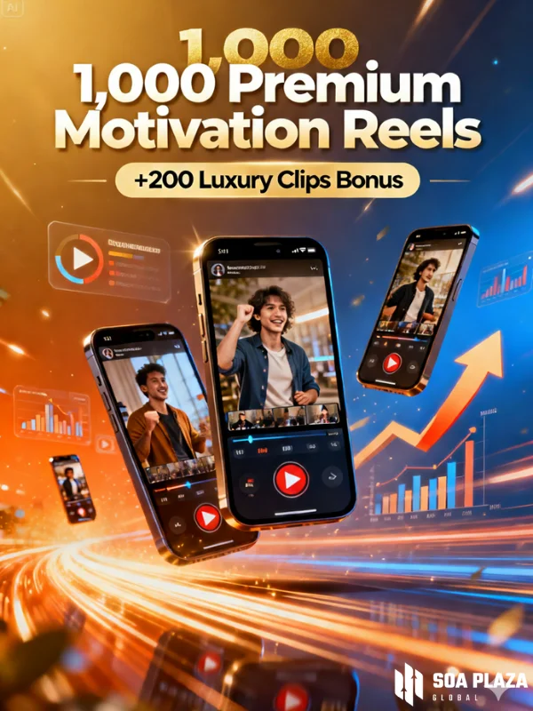 👑 The Content Vault: 1,000+ Reels +200 Luxury Clips Bonus product image (1)