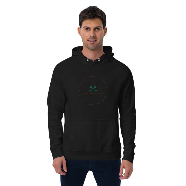 Forest Bridges Fall Colors Hoodies with Full-Color Emblem on Front product image (2)