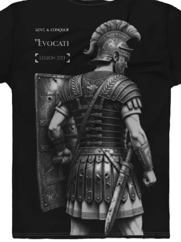 The "Evocati" Roman Soldier Graphic T-Shirt product image (2)