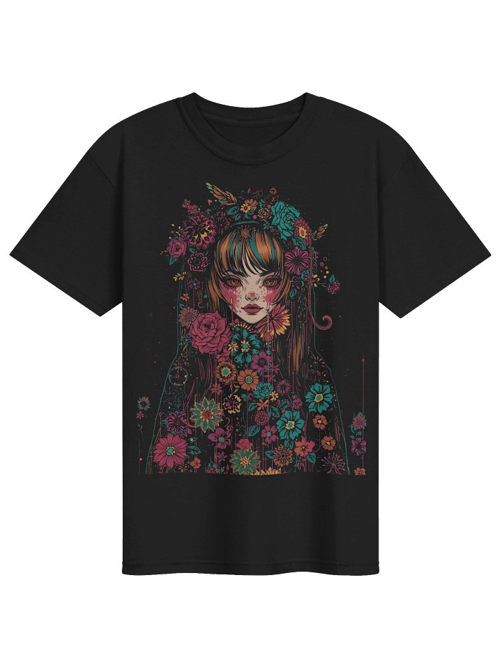 Floral Punk Girl Heavyweight Tee product image (1)