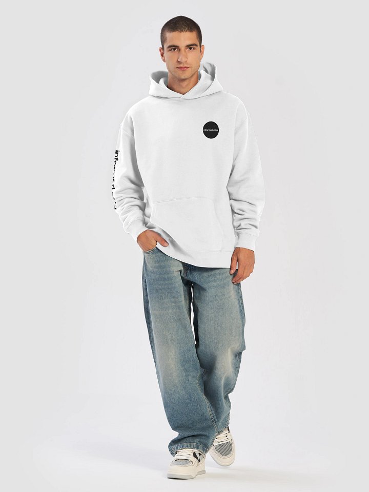 informed.now Unisex Premium Oversized Hoodie (Black) product image (2)