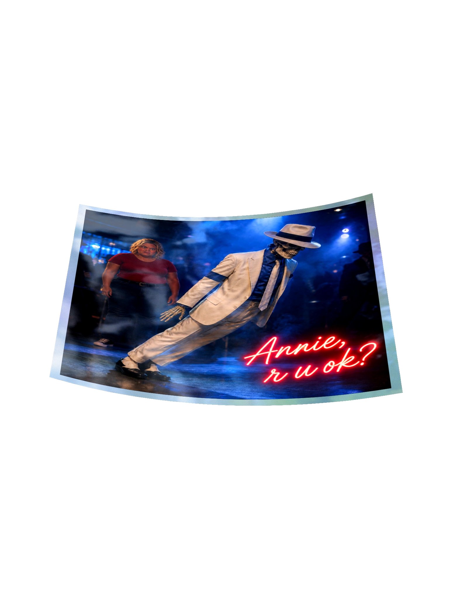 "Annie, r u ok?" Kiss-Cut Holographic Sticker Sheet product image (4)