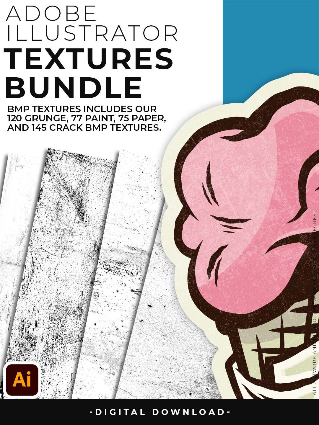 Complete Texture Bundle for Adobe Illustrator product image (1)