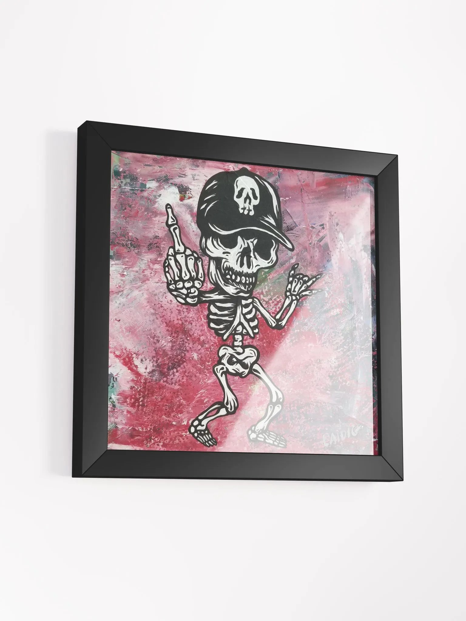 Bird Flipp'n Mr. Bone Daddy Framed Print product image (8)