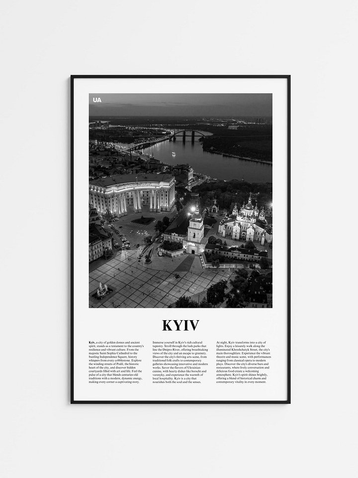 Kyiv 03 Newspaper Poster product image (1)
