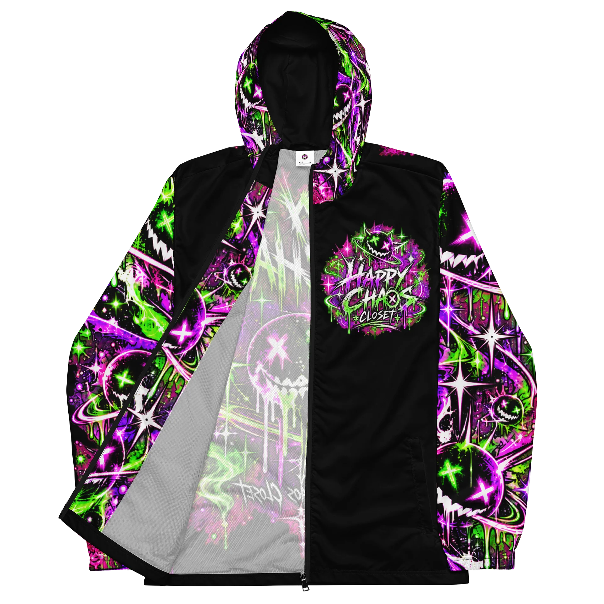 Happy Chaos Graffiti Windbreaker product image (2)