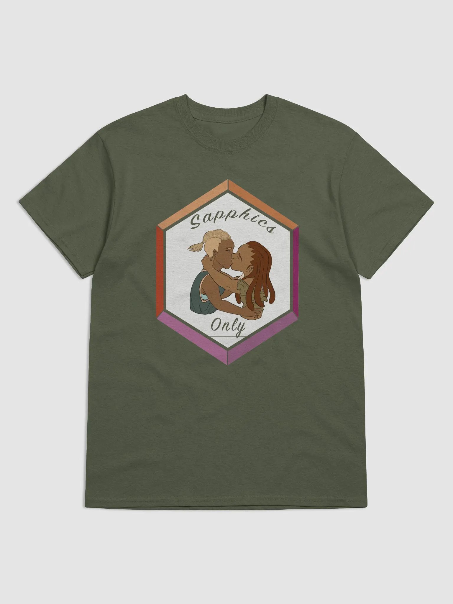 05 Sapphics Only Cotton Tee product image (1)