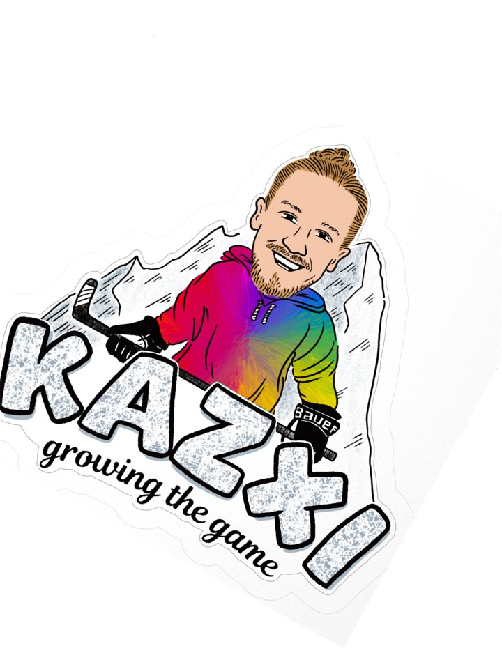 Kazxi "Growing the Game" Sticker Designed by Max Burak product image (4)