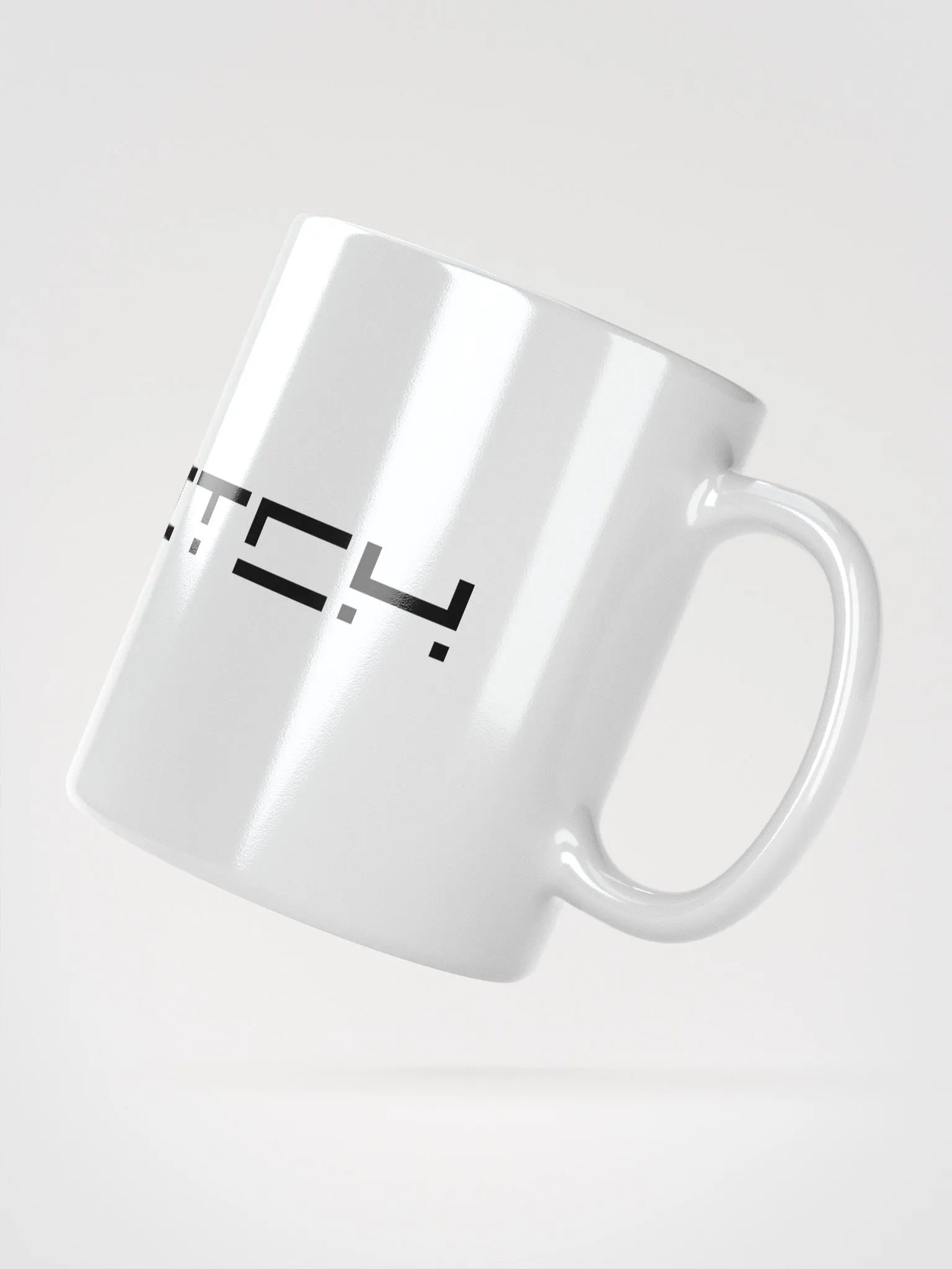 Pix Stitch White Glossy Mug product image (3)