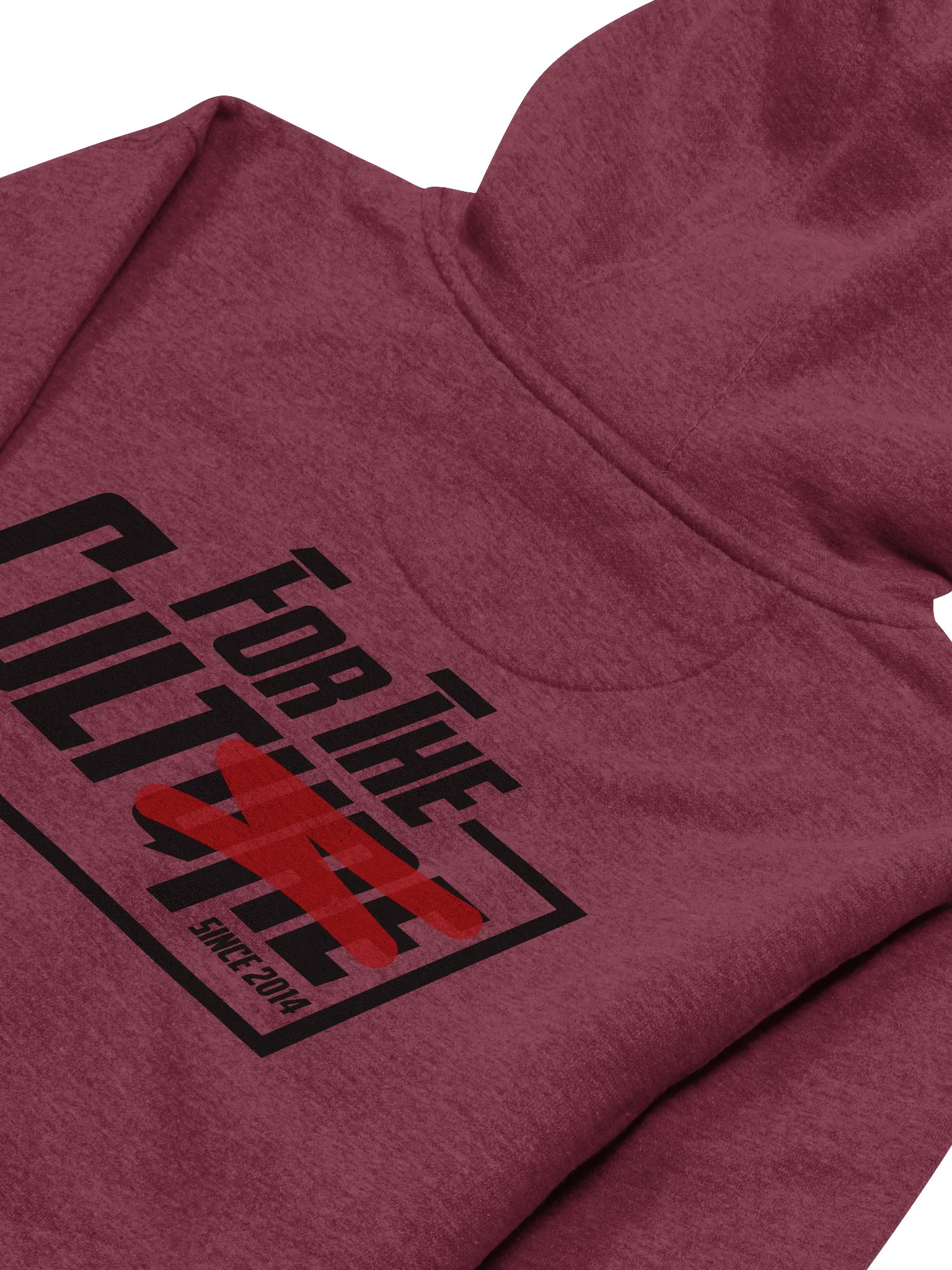 For the Culture Black and Red Hoodie product image (4)