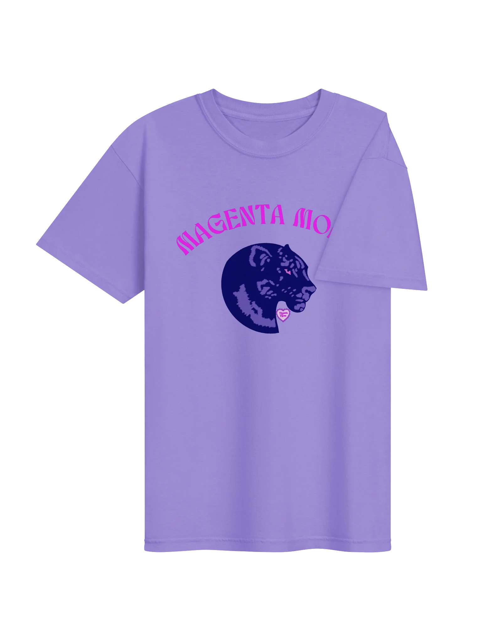 MAGENTA MOMZ PANTHER HEAD – HEAVYWEGHT TEE product image (16)
