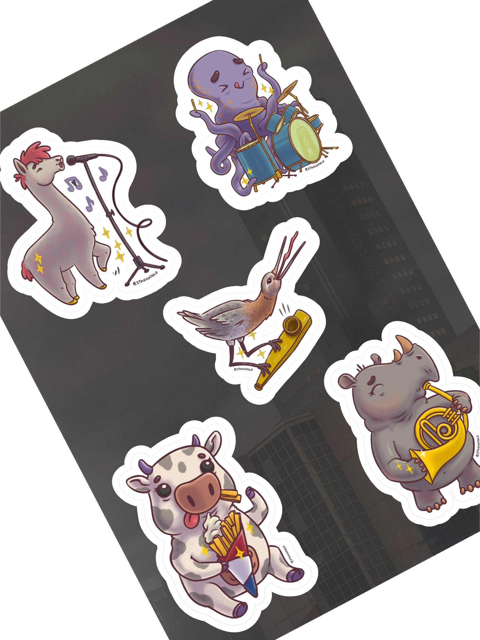 Streamborn 2026 Stickers by Strooooble product image (1)