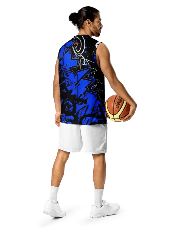 Urban Graffiti Basketball Jersey product image (4)