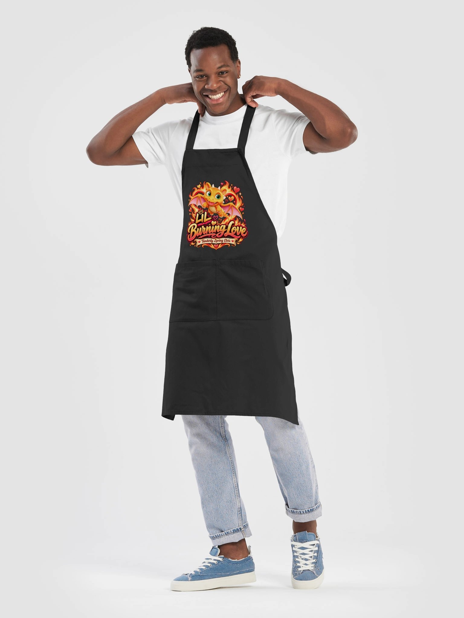 LIL Burning Love Baby Dragon Apron product image (4)