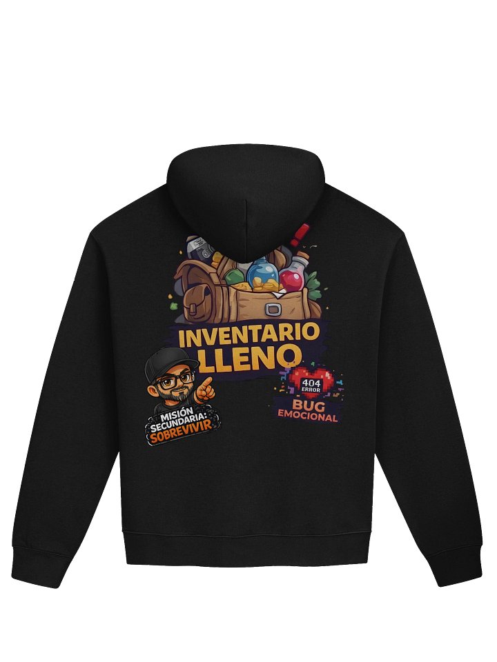 Sudadera Unisex Oversize “Inventario Lleno” | Vida Friki product image (2)