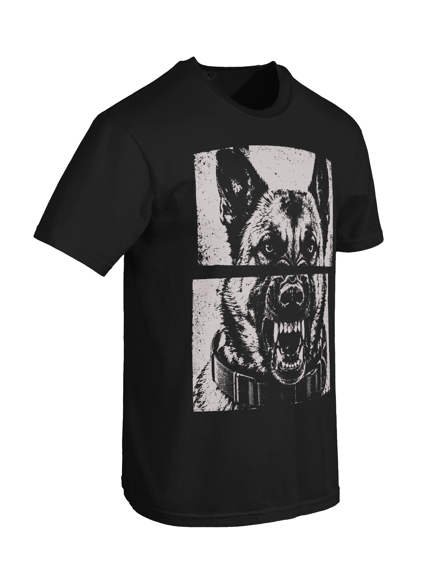 Angry German Shepherd Dog Heavyweight Vintage Graphic Tee product image (8)