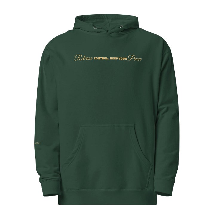Soully Mine- GOLD PRINT Release Control. Keep Your Peace Hoodie product image (25)