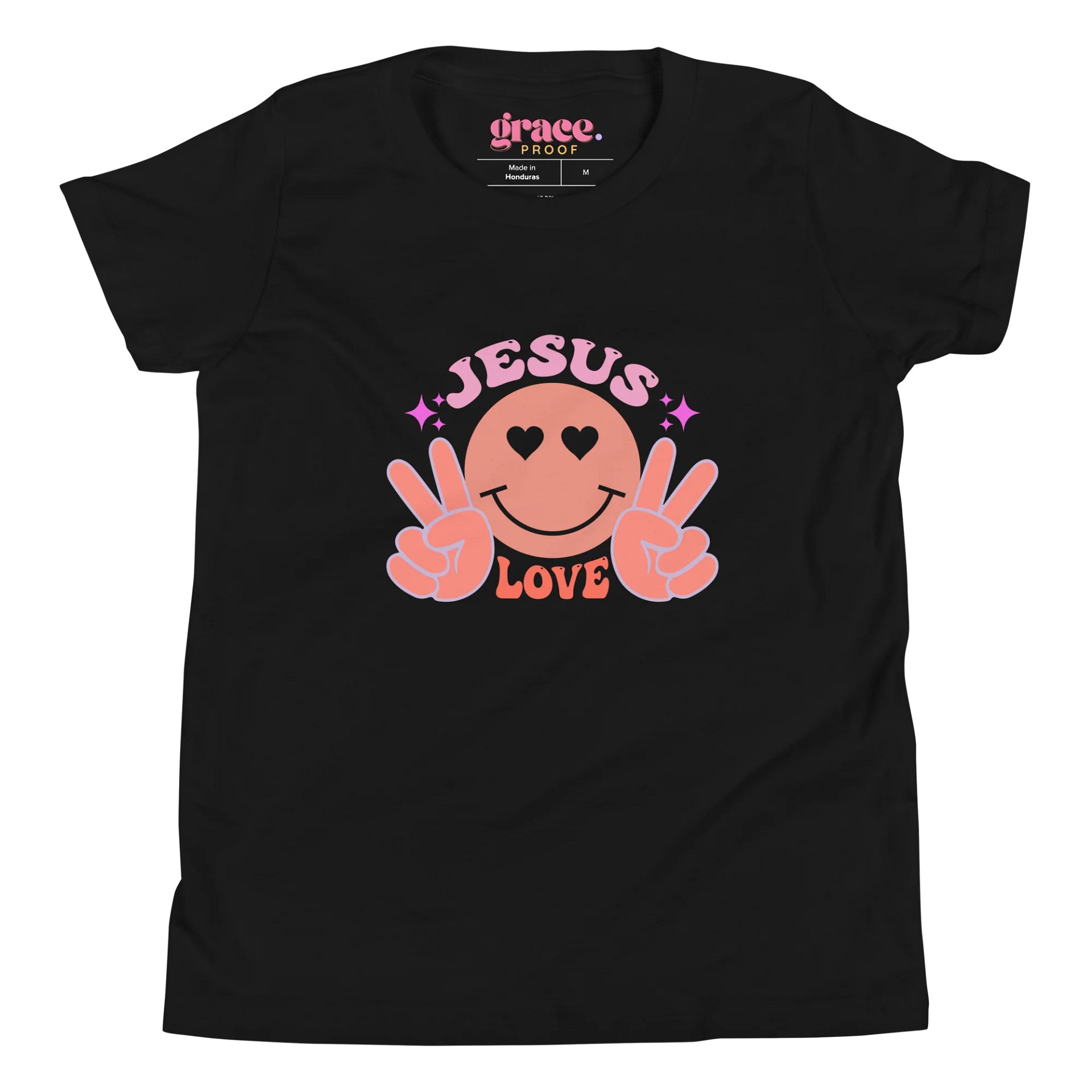 Jesus Love Peace Kids Tee product image (3)
