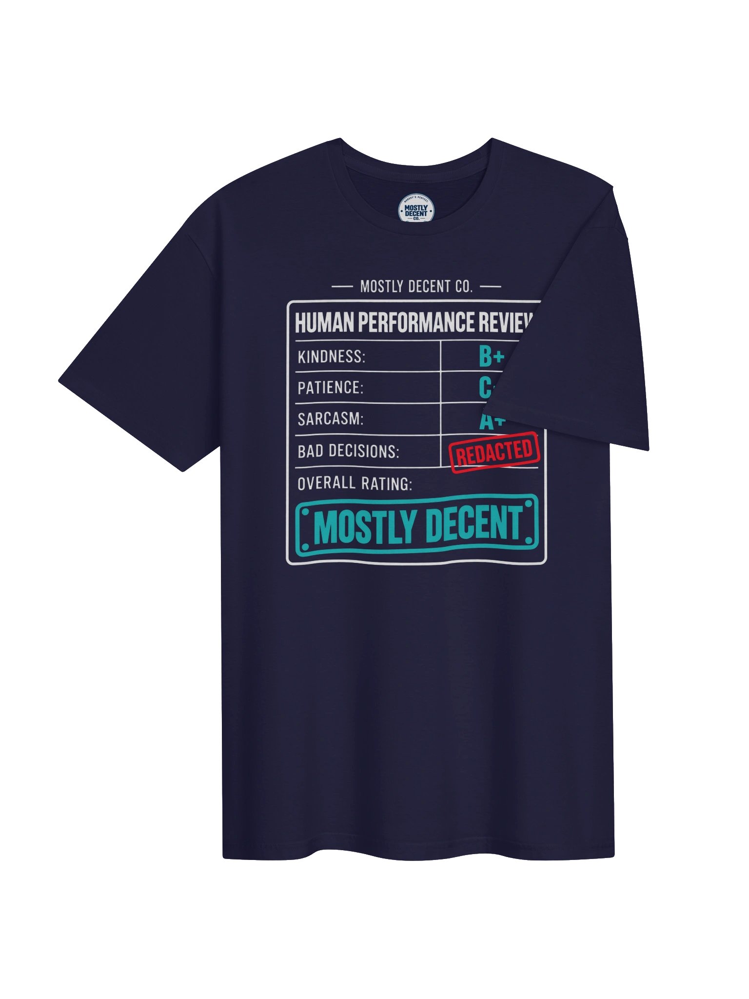 Human Performance Review T-Shirt (Dark Mode) product image (4)
