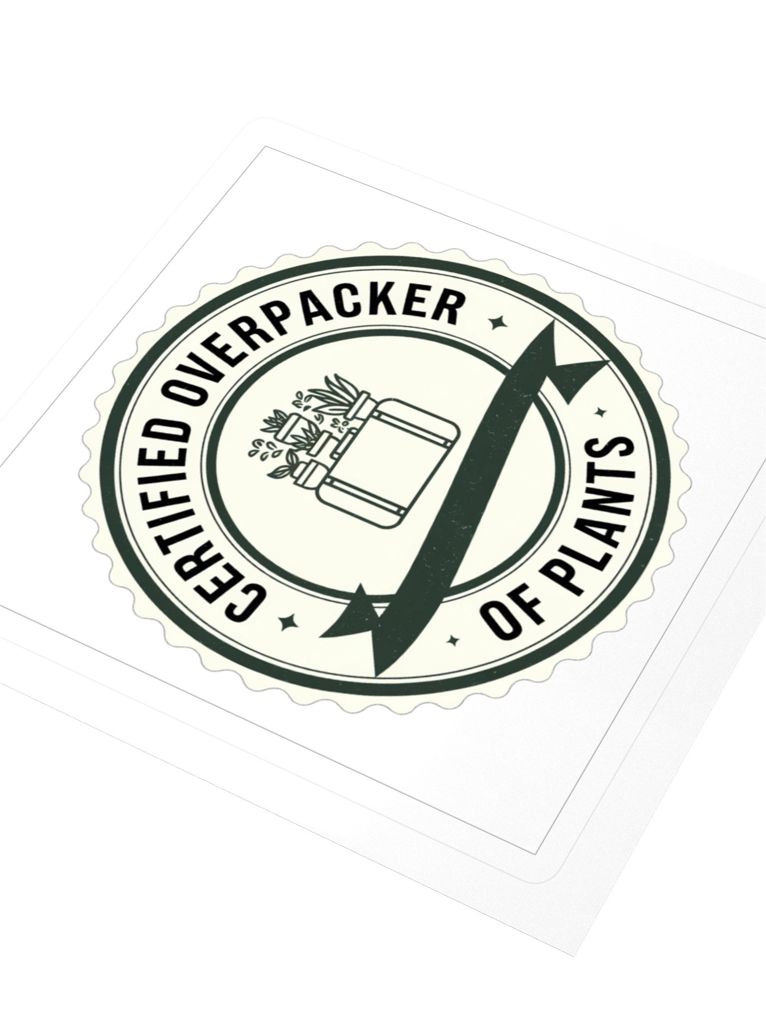 Certified Overpacker (of Plants) — Sticker product image (3)