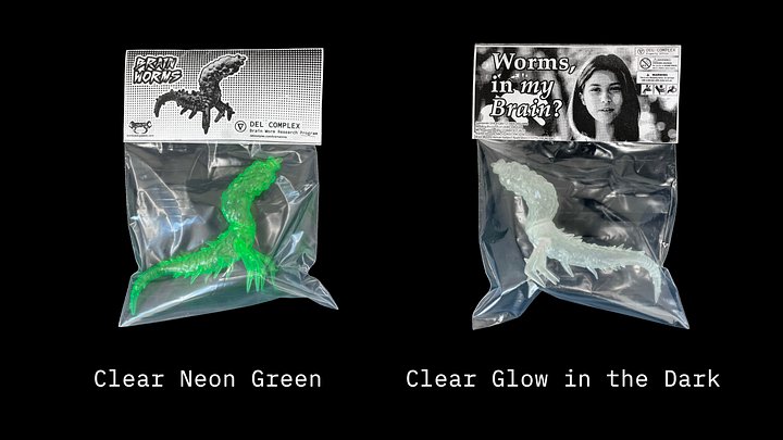 Brain Worms Sofubi Toy product image (2)