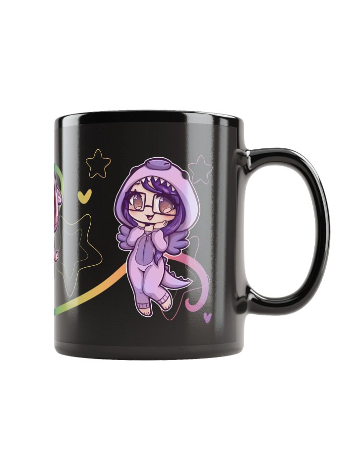 Tux2, MissieB12, and Mama_MJ Onesies! Collab Mug Black product image (2)