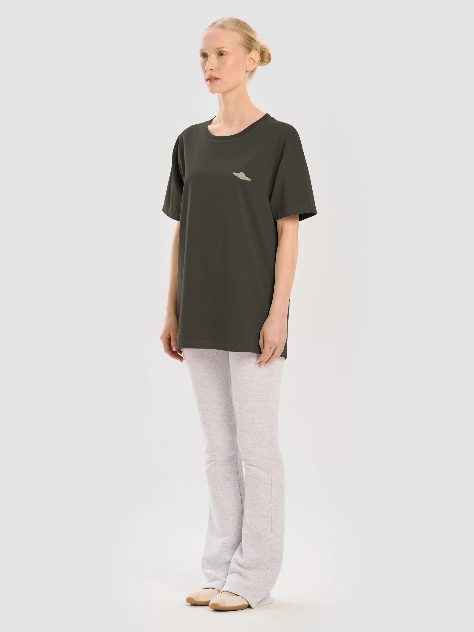 Spacecraft Convention Tee - Washed Charcoal & Creme product image (8)