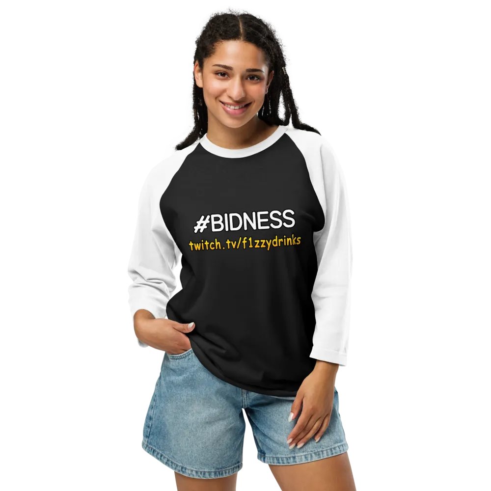 Chad The Realest - #BIDNESS Raglan Tee product image (8)